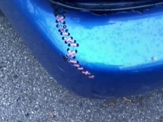 Redneck bumper repair