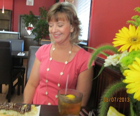 Tammy, Teryaki steak, and gerbera daisies