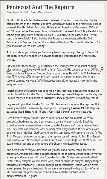 Pentecost and Rapture from Gracethrufaith