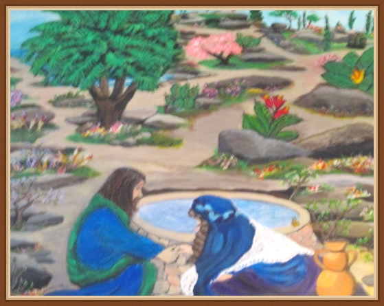 Jesus and woman at the well