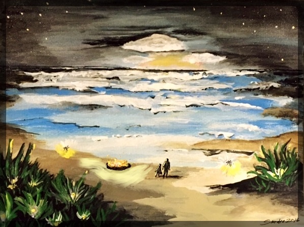 Sand and sea and fireflies2